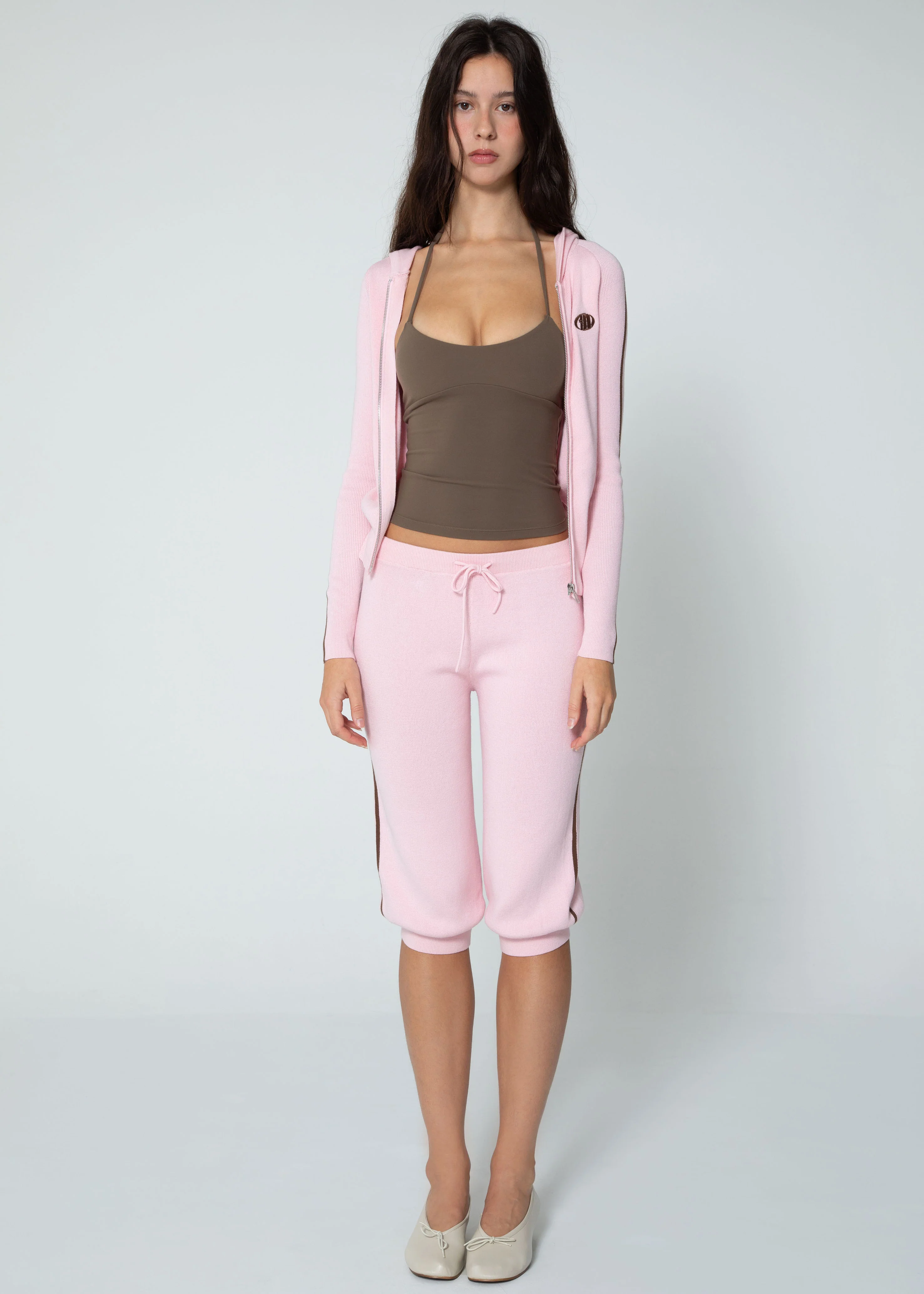 CAPRI KNIT SWEATPANTS - PINK - Image 3
