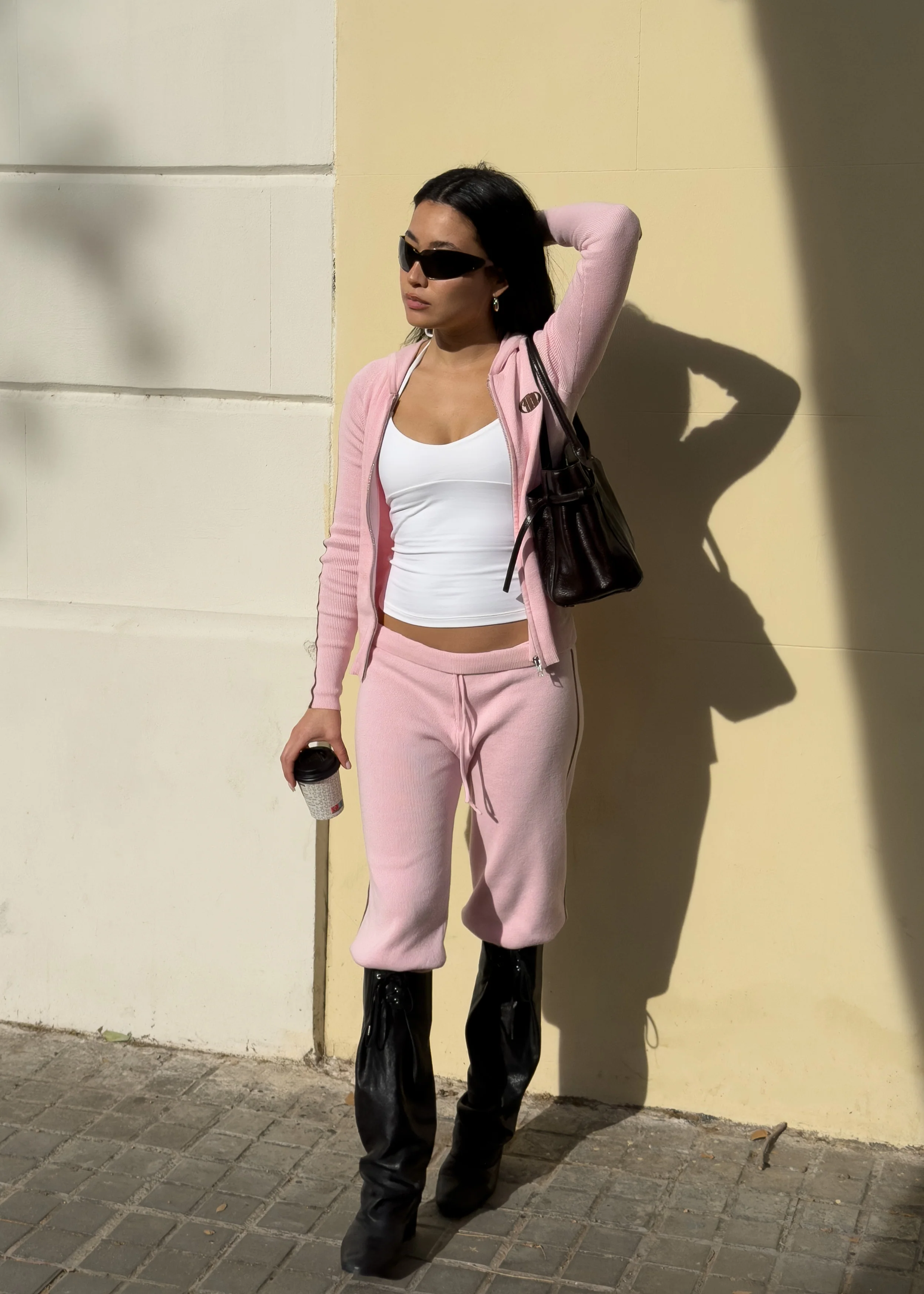 CAPRI KNIT SWEATPANTS - PINK - Image 7